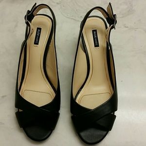 Alex Marie sling back platform shoe.  New in box